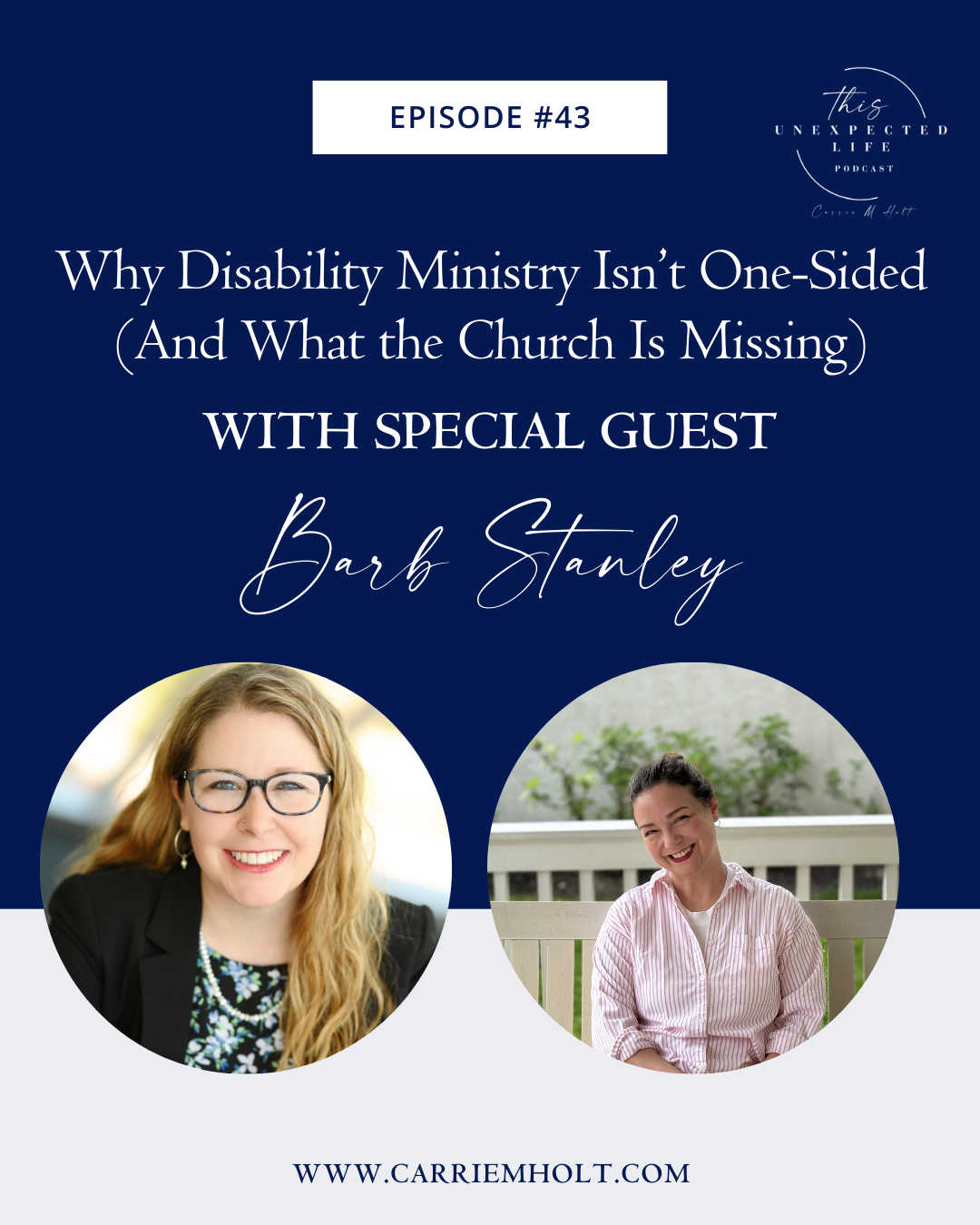 Why Disability Ministry Isn’t One-Sided (And What the Church Is Missing) with Barb Stanley